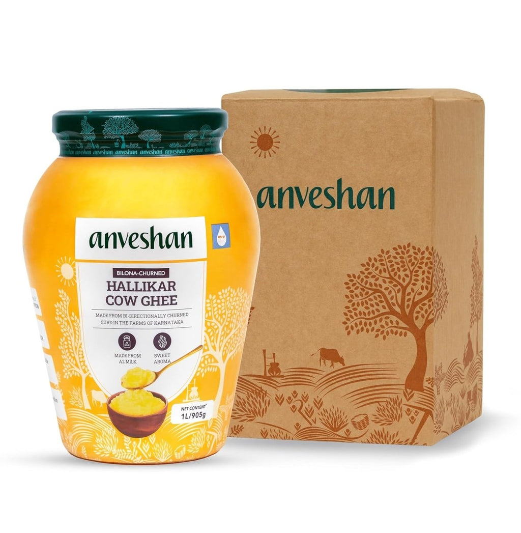 Anveshan A2 Desi Cow Ghee | Pure, Natural & Healthy Ghee | A2 Gir Cow Ghee | Grab2Buy