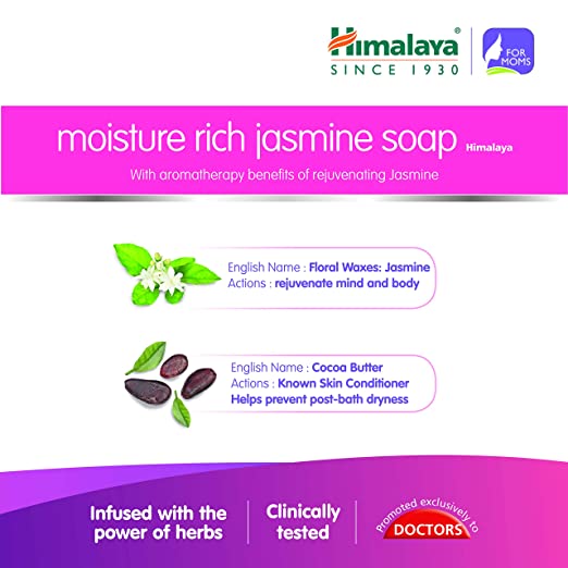 Himalaya Herbals Moisture Rich Jasmine Soap For Moms | Grab2Buy