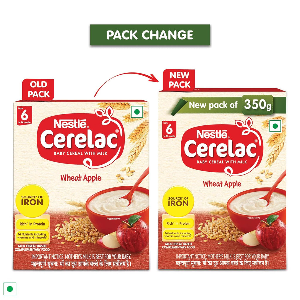 Nestle Cerelac Baby Cereal With Milk - Wheat Apple | Grab2Buy