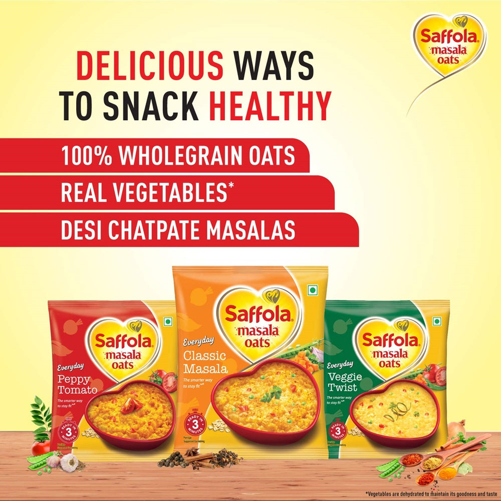 Saffola Masala Oats (Peppy Tomato) | Grab2Buy