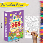 Grand - 365 Colouring Book :- Learn With Colouring, Creative Learning For Toddlers, Preschool Colouring Book, Educational Book For Kids, Toddler Fun Book, Simple Colouring Book For Kids | Grab2Buy