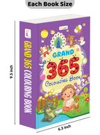 Grand - 365 Colouring Book :- Learn With Colouring, Creative Learning For Toddlers, Preschool Colouring Book, Educational Book For Kids, Toddler Fun Book, Simple Colouring Book For Kids | Grab2Buy