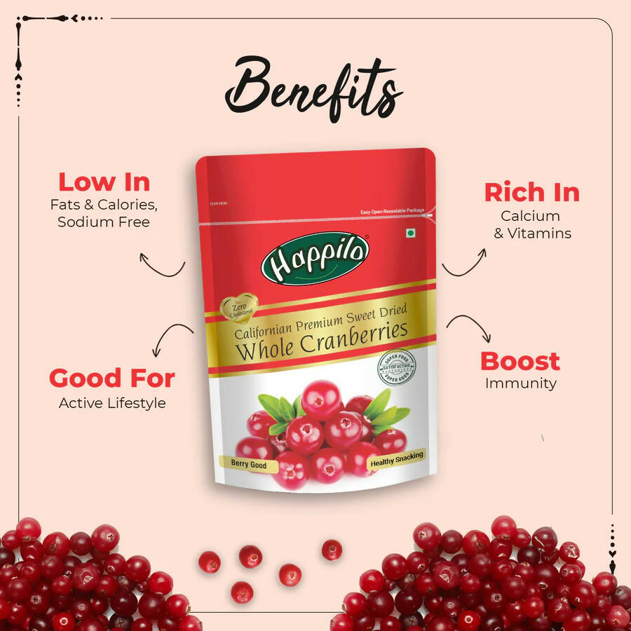 Happilo Premium Dry Fruits Combo (Californian Almonds, Prunes, Cranberries) | Grab2Buy