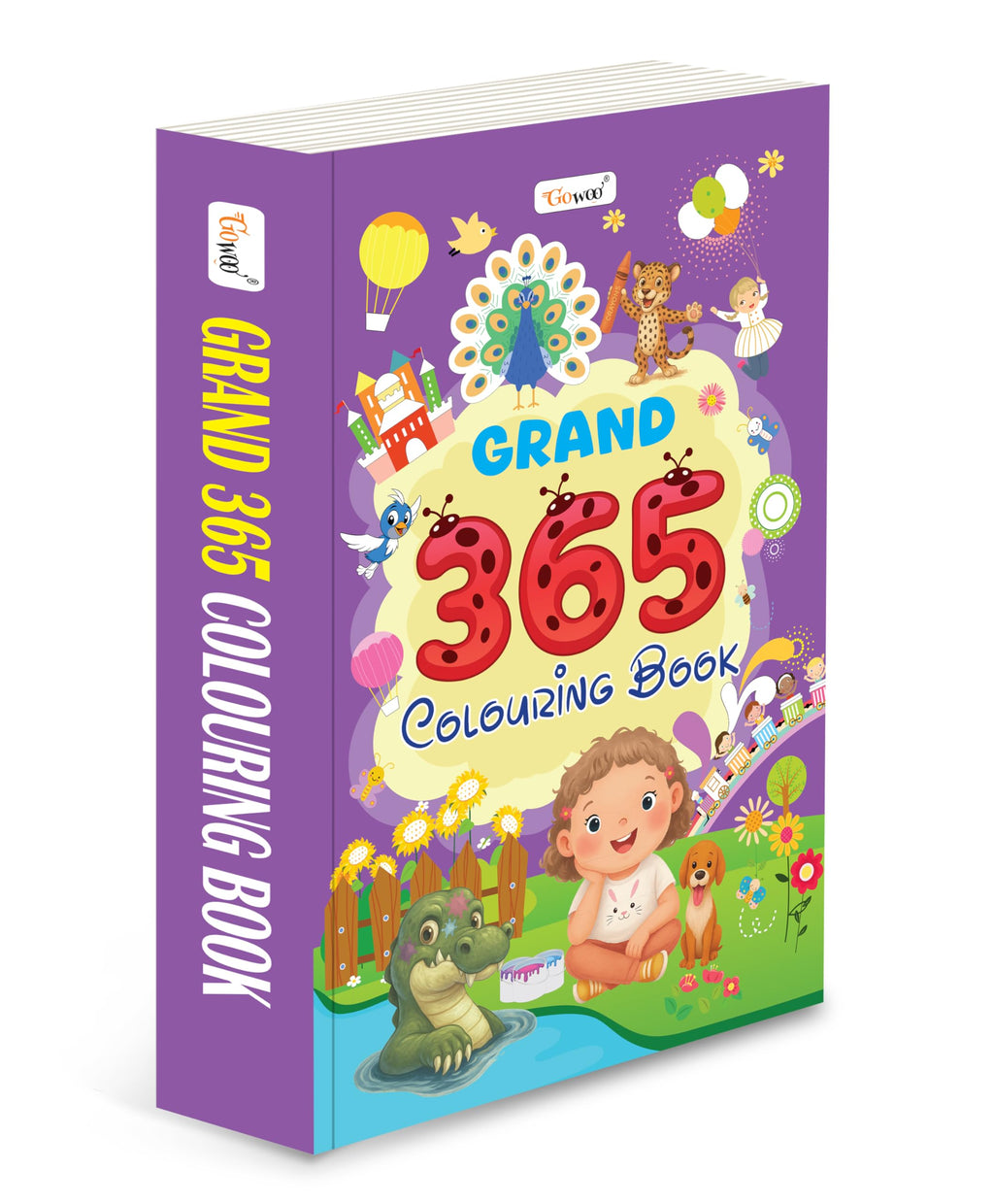 Grand - 365 Colouring Book :- Learn With Colouring, Creative Learning For Toddlers, Preschool Colouring Book, Educational Book For Kids, Toddler Fun Book, Simple Colouring Book For Kids | Grab2Buy