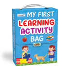 My First Learning Activity Bag : Educational Activity Books, Activity Bag For Early Learners, Kid'S Activity Bag Set-Ages 3-12, Mazes, Small Letters, Capital Letter And More | Activity Books