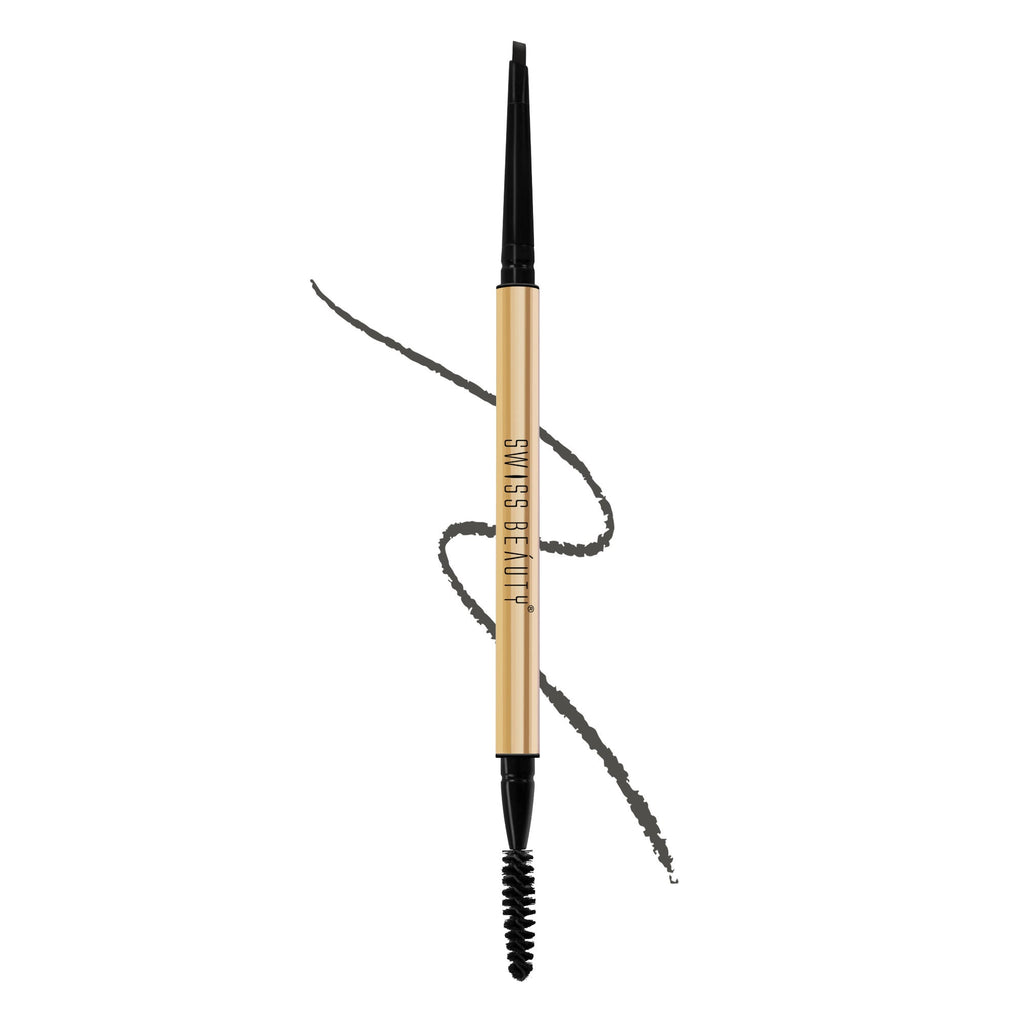 Swiss Beauty Micro Precision Eyebrow Pencil - 04 Grey Black | Grab2Buy