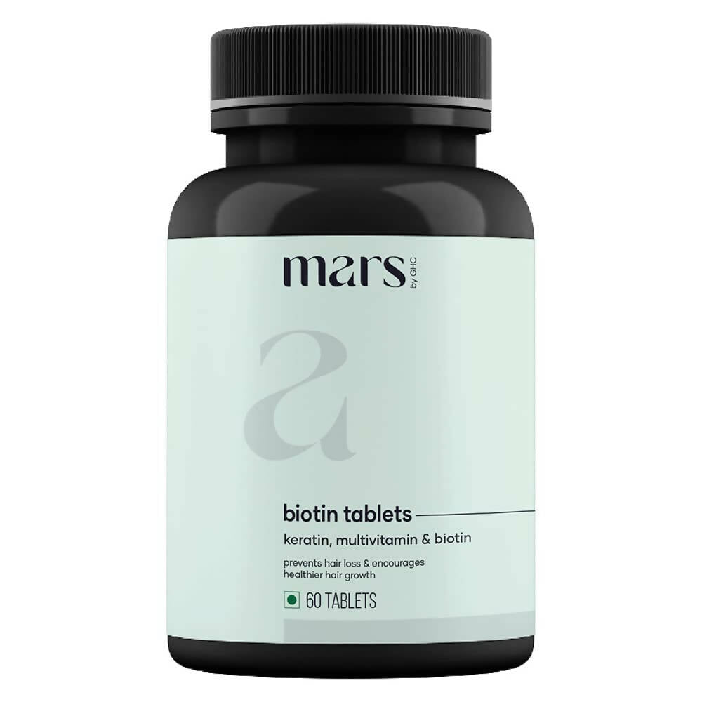 Mars By GHC Hair Biotin Tablets with Keratin, Amino Acids, Grape Seed | Grab2Buy