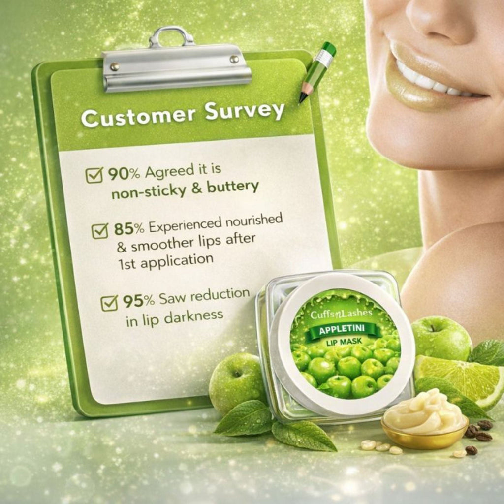 CUFFS N LASHES Lush Lips Intensive Recovery Lip Mask - Apple Tini | Grab2Buy