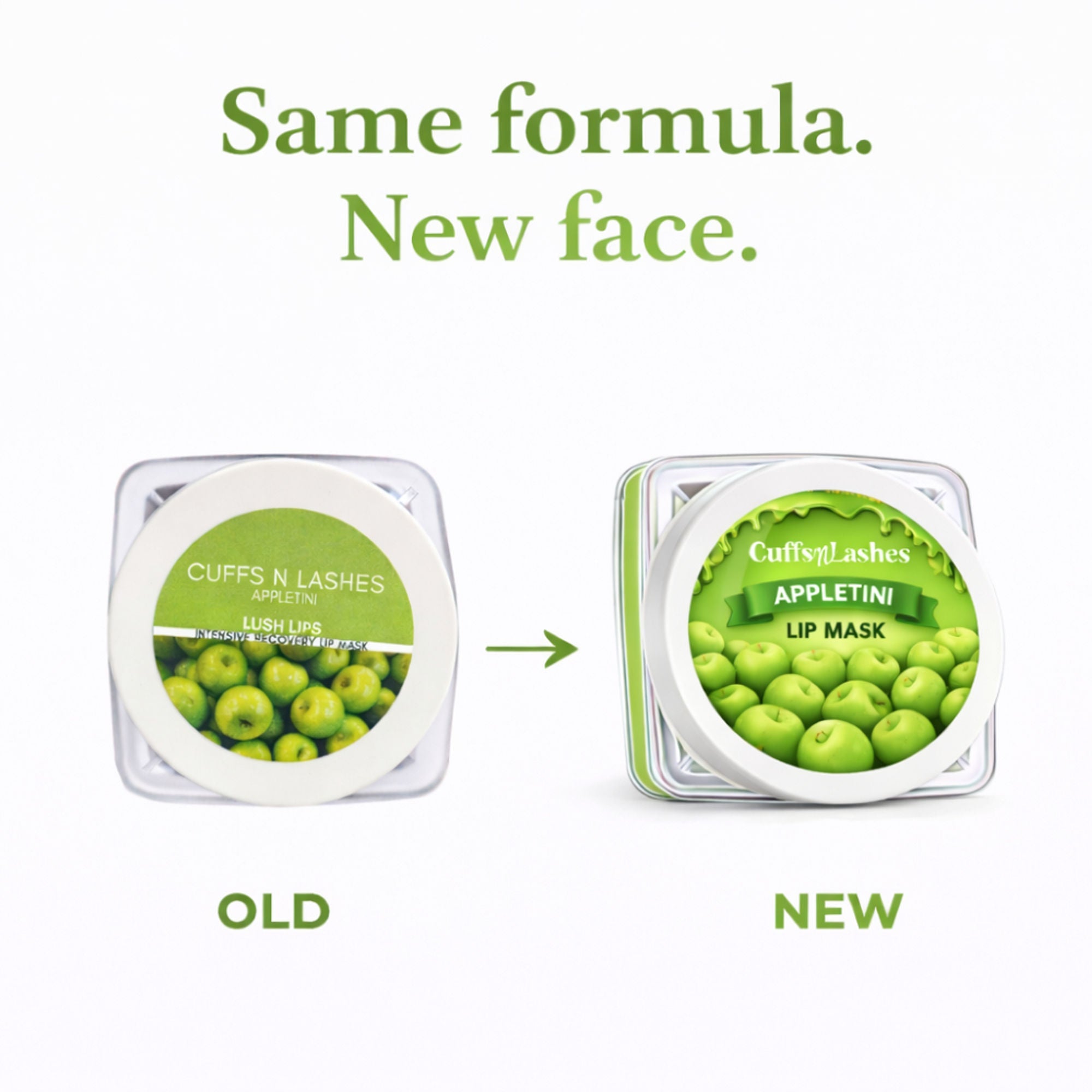CUFFS N LASHES Lush Lips Intensive Recovery Lip Mask - Apple Tini | Grab2Buy