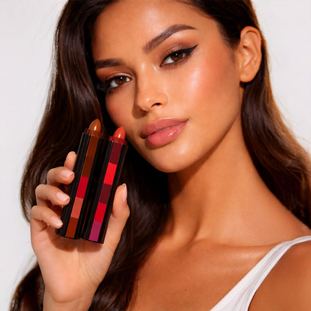 CUFFS N LASHES Penta 5 In 1 Matte Lipstick - 02 Nude | Grab2Buy