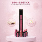 CUFFS N LASHES Penta 5 In 1 Matte Lipstick - 02 Nude | Grab2Buy