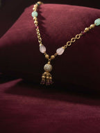 NVR Women Gold Plated Multicolour chain | Grab2Buy