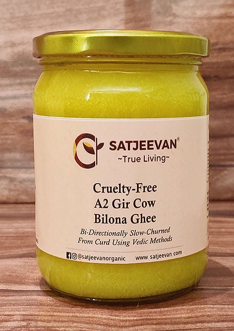 Satjeevan A2 Gir Cow Bilona Ghee | Pure A2 Gir Cow Bilona Ghee | 100% Gir Cow Ghee | Traditional Cow Ghee | Grab2Buy