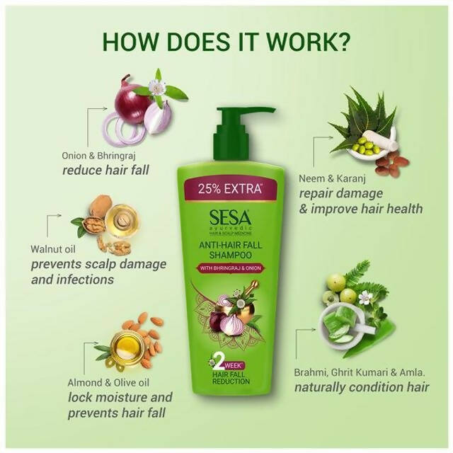 Sesa Ayurvedic Anti-Hair Fall Onion Shampoo | Grab2Buy