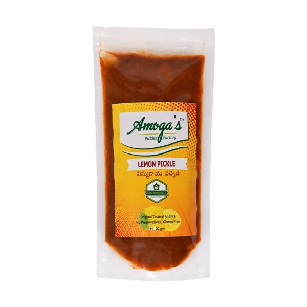 Amoga's Pickles Factory Andhra Style Lemon Pickle | Grab2Buy