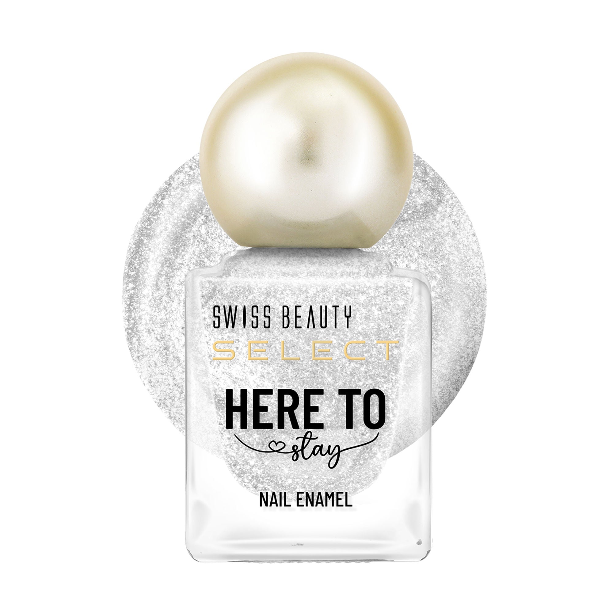 Swiss Beauty Select Here To Stay Nail Enamel - Chunky Silver | Grab2Buy
