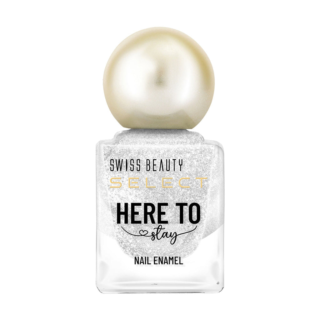Swiss Beauty Select Here To Stay Nail Enamel - Chunky Silver | Grab2Buy