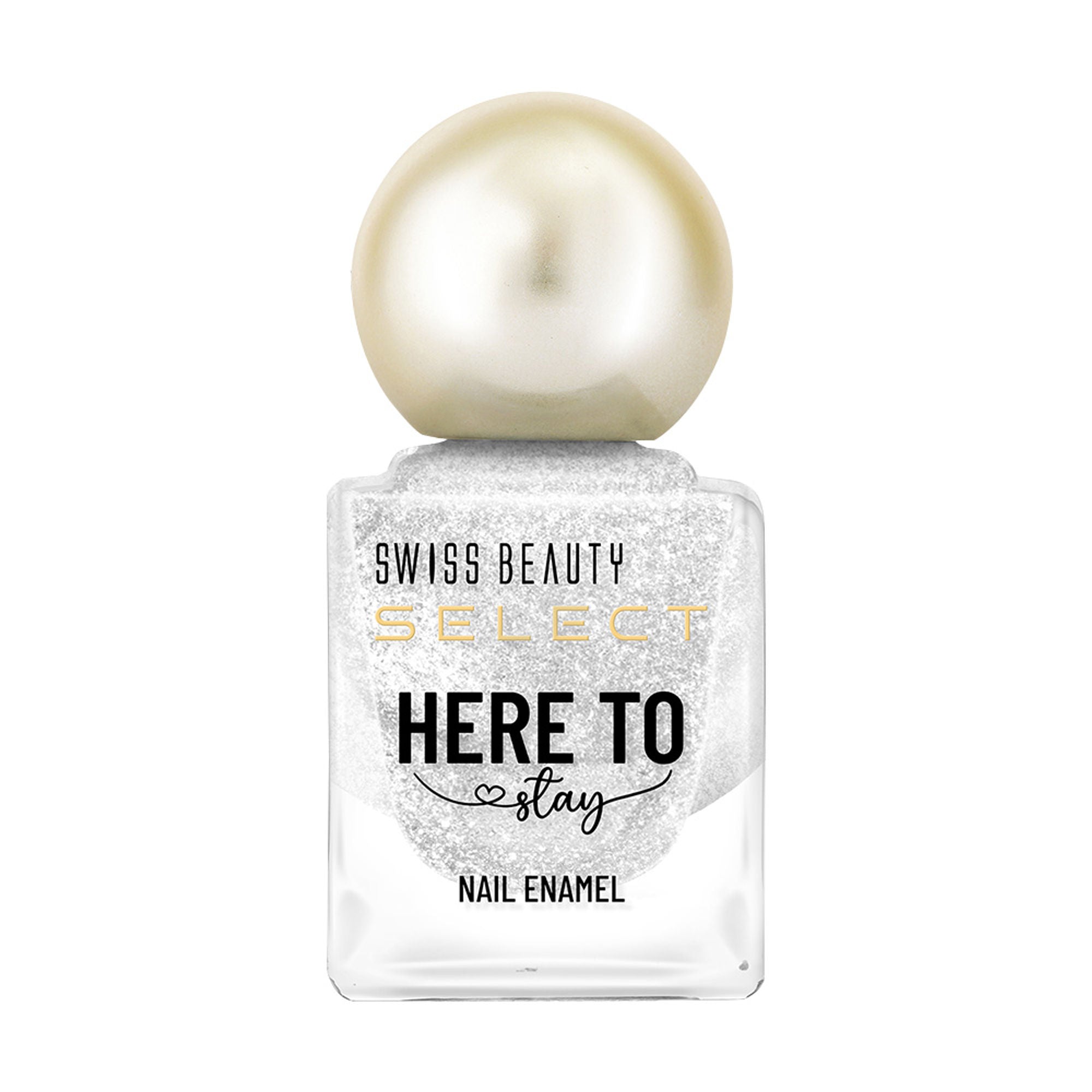 Swiss Beauty Select Here To Stay Nail Enamel - Chunky Silver | Grab2Buy