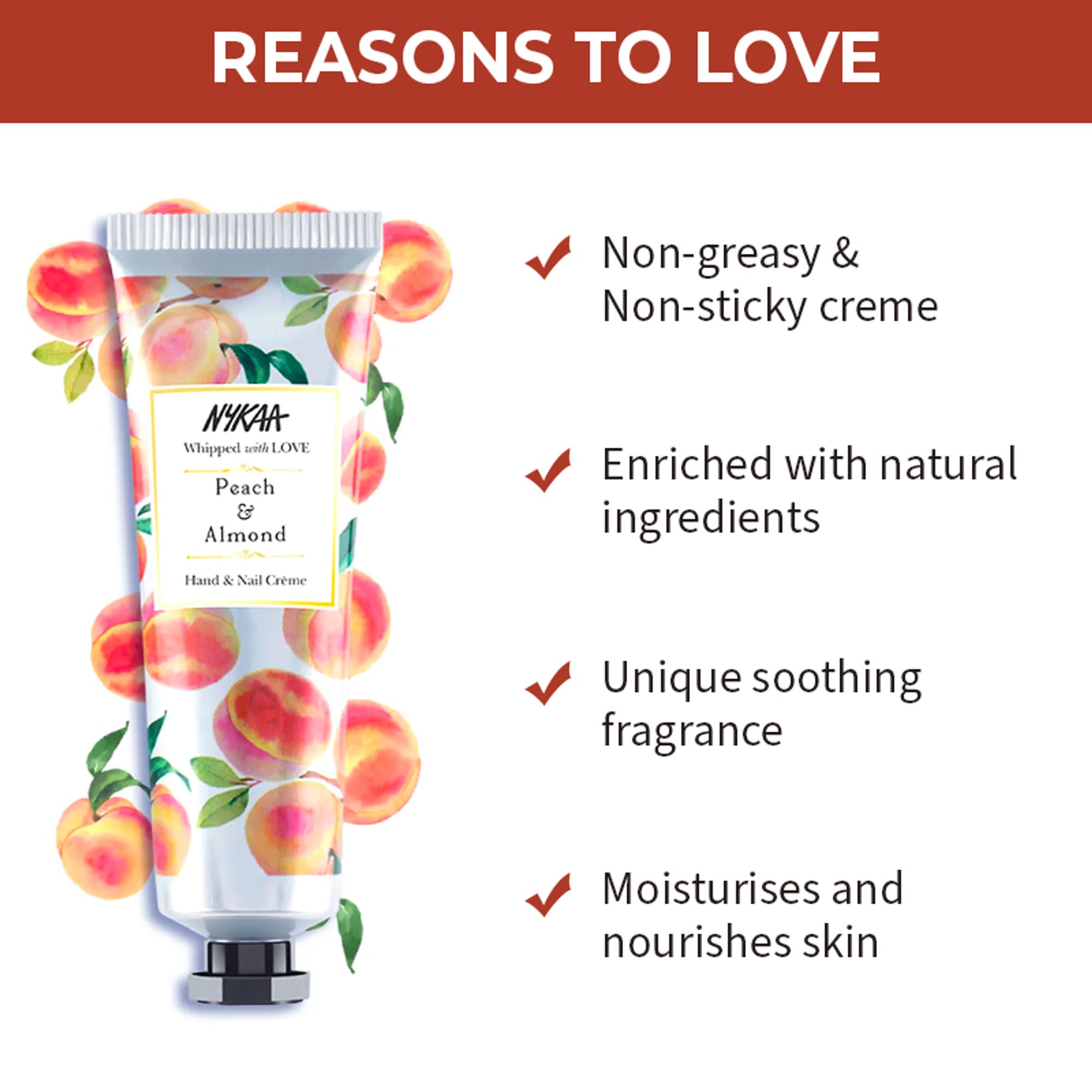 Wanderlust Hand & Nail Creme - Peach & Almond | Grab2Buy