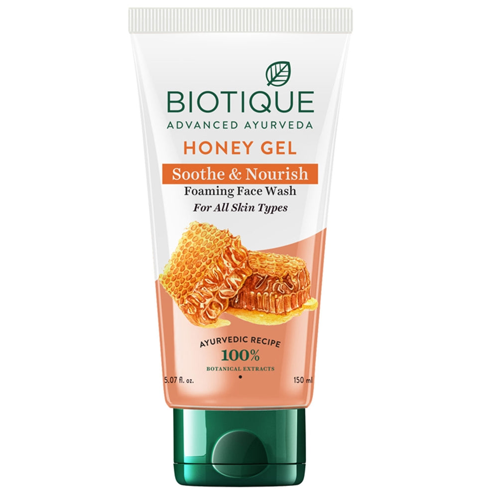 Biotique Advanced Ayurveda Bio Honey Gel Refreshing Foaming Face Wash | Grab2Buy