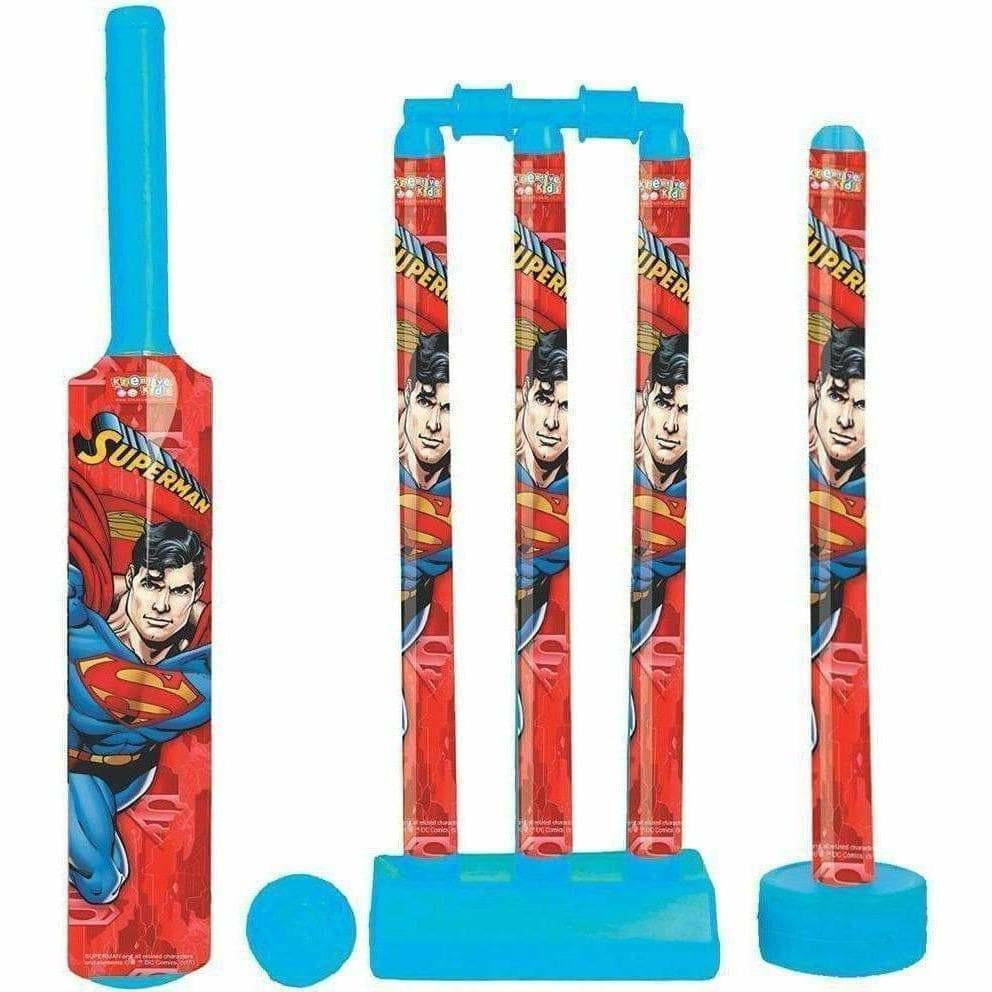 Cricket Set with 1 Plastic Bat & Ball, 4 Wickets, Base and Ball Cricket Kit | Grab2Buy