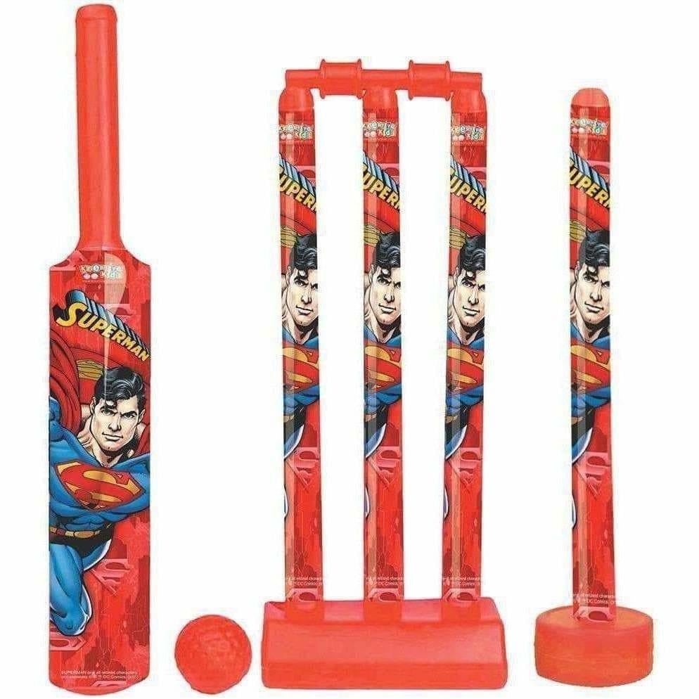 Cricket Set with 1 Plastic Bat & Ball, 4 Wickets, Base and Ball Cricket Kit | Grab2Buy