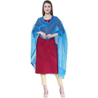 A R Silk Women's Self Check Cota Cotton Firozi Dupattas and Chunnis | Grab2Buy