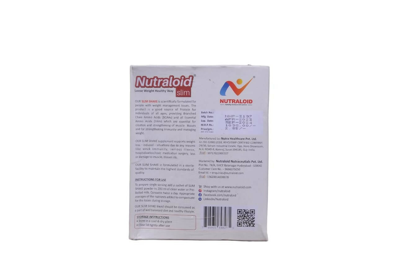 Nutraloid Slim Weight Loss Protein Powder (Vanilla Delight) | Grab2Buy
