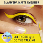 Glamveda Super Matte Liquid Intense Eyeliner - Yellow