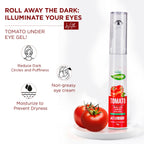 VI-JOHN Prakritik Tomato Under Eye Gel, Reduces Dark Circles, Puffiness,Fine Lines 100% Bioactives | Grab2Buy