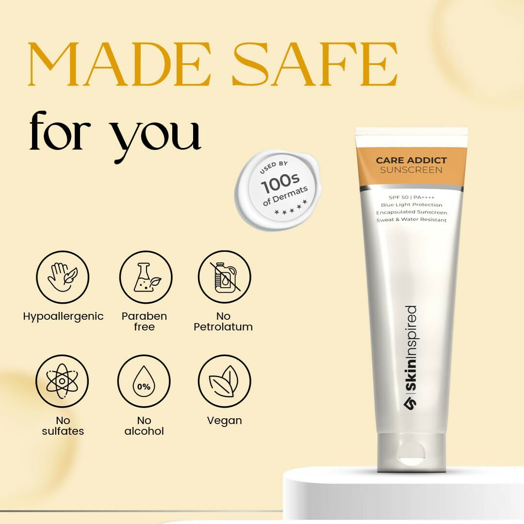 SkinInspired Care Addict Encapsulated SunscreenSPF 50 For Dry Skin With Pa++++ | Grab2Buy