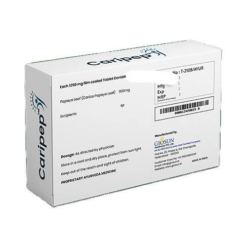 Giosun Caripep Carica Papaya Leaf Extract Tablets | Grab2Buy