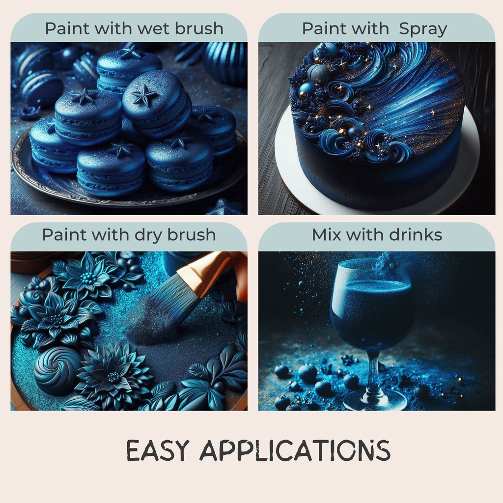 Confect Poppy Blue | Edible Luster Dust | Grab2Buy
