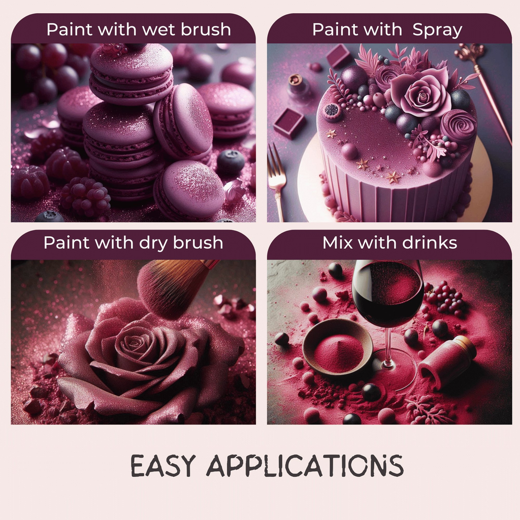 Confect Merlot Mauve | Edible Luster Dust