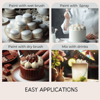 Confect Crystal White | Edible Luster Dust | Grab2Buy