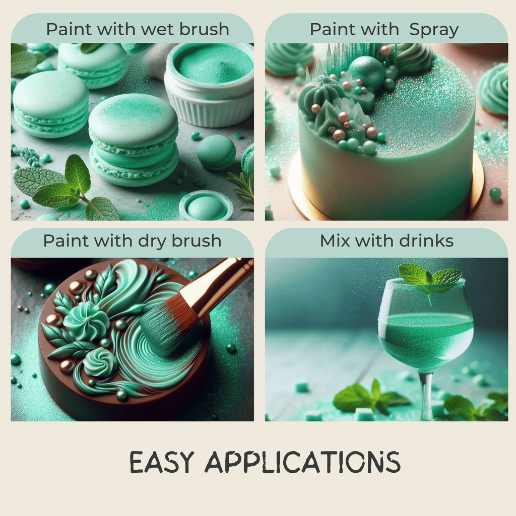 Confect Frost Green | Edible Luster Dust | Grab2Buy