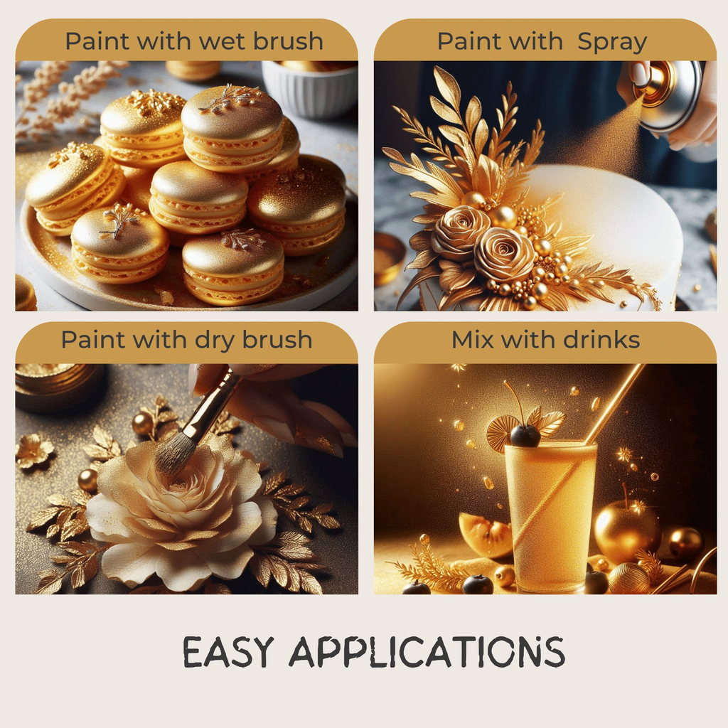 Confect Shimmer Gold | Edible Luster Dust