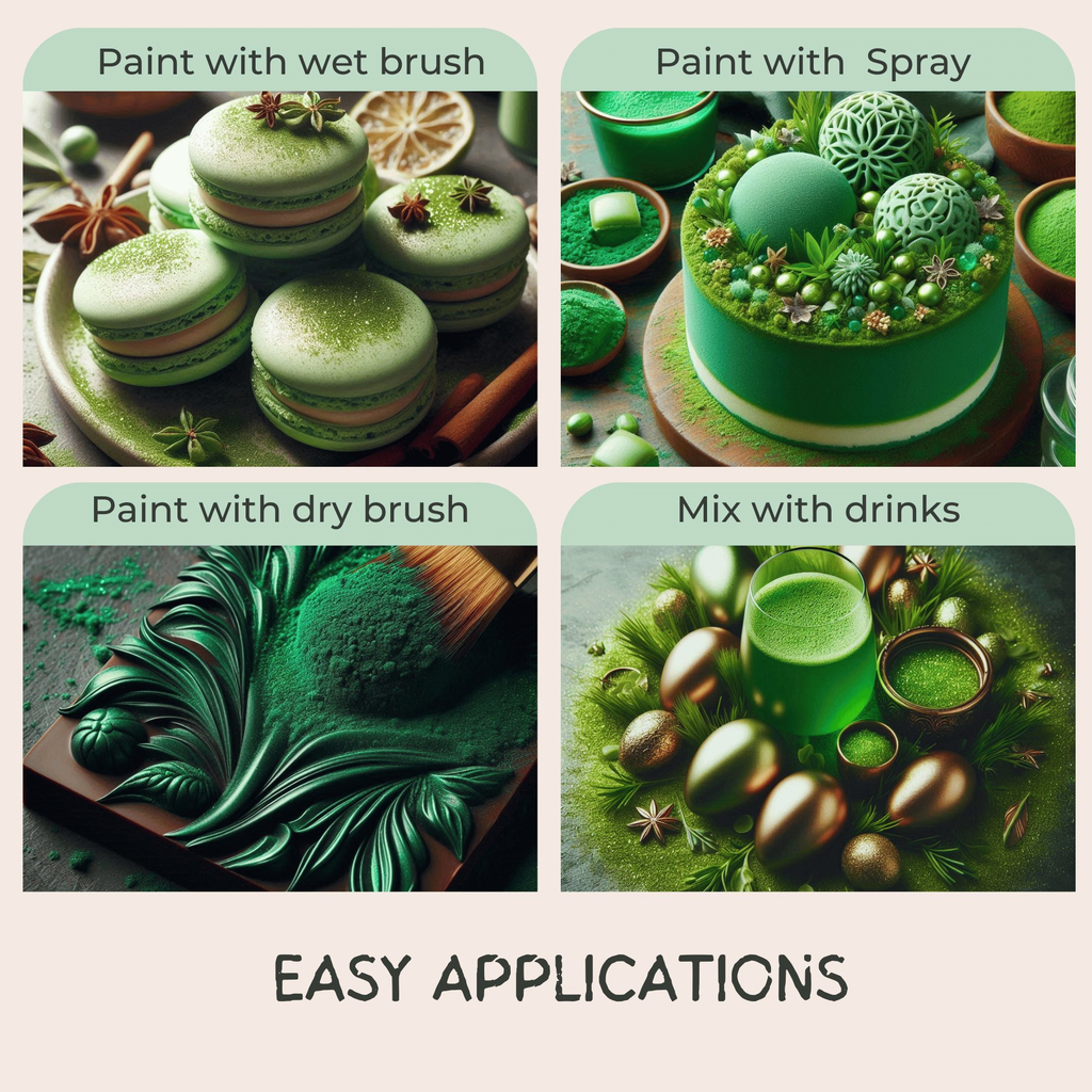 Confect Orchid Green | Edible Luster Dust