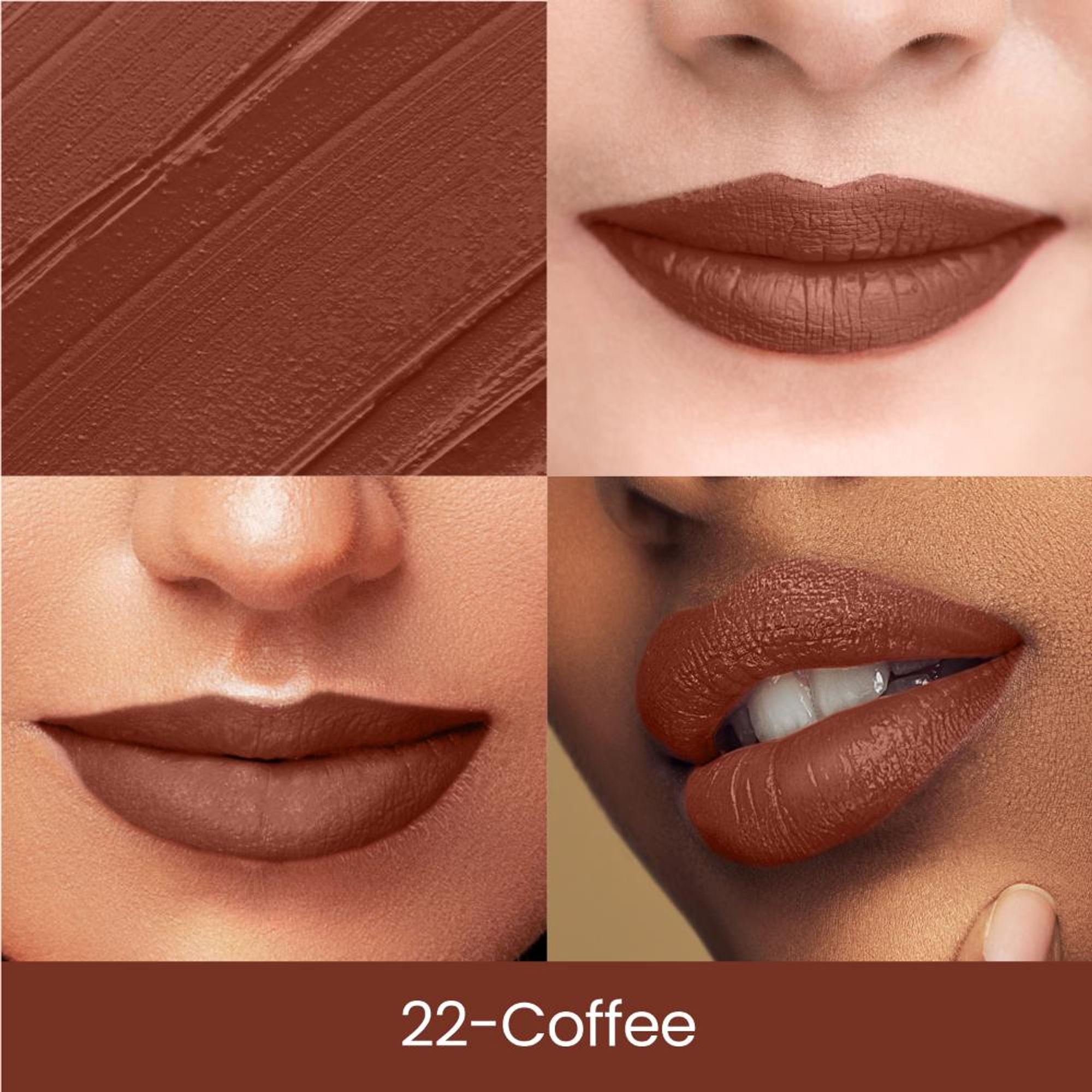 Swiss Beauty Matte Long Lasting Stay Maxx Lip Crayon Lipstick Matte Finish - Coffee | Grab2Buy