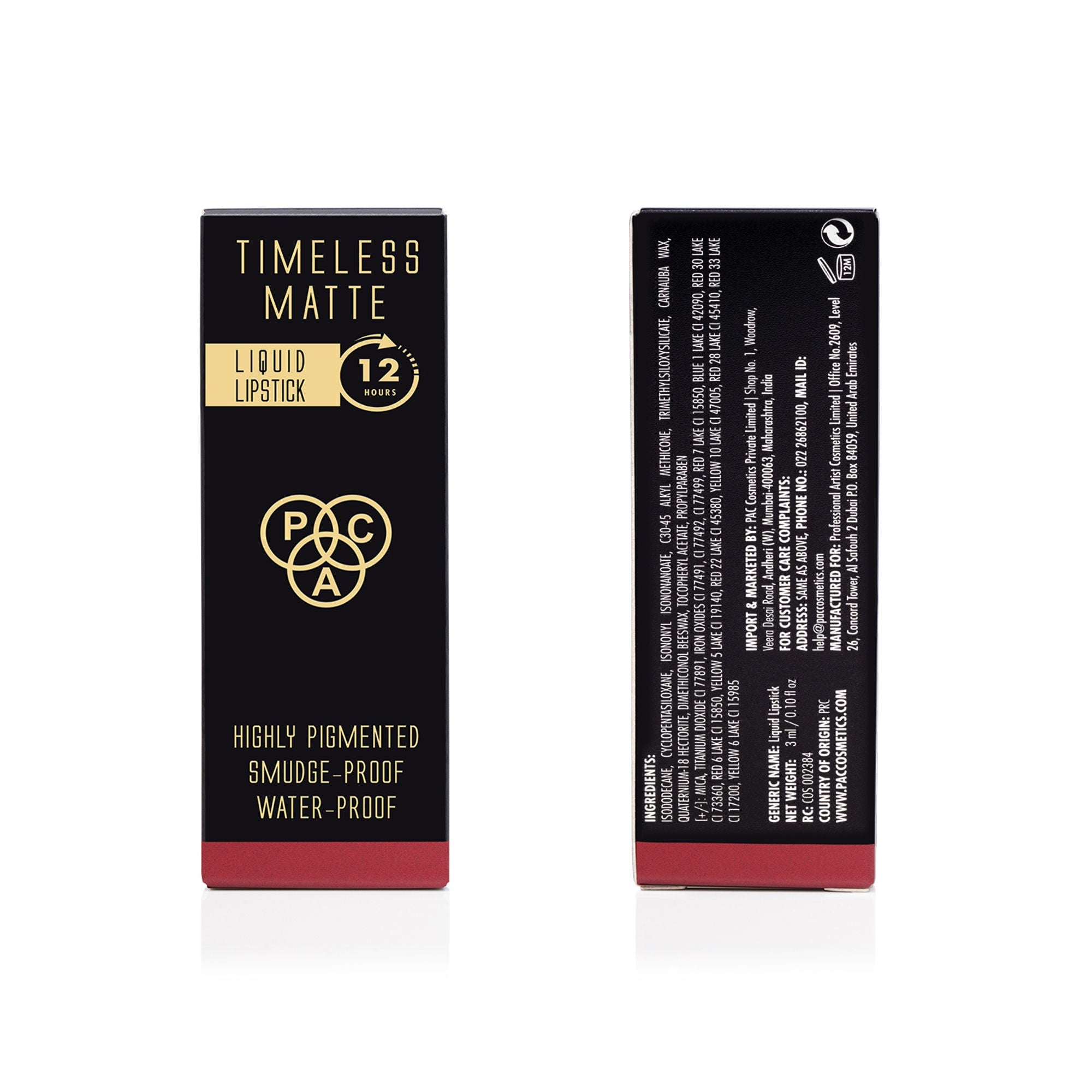 PAC Studio Timeless Matte Mini Lipstick - Hottila