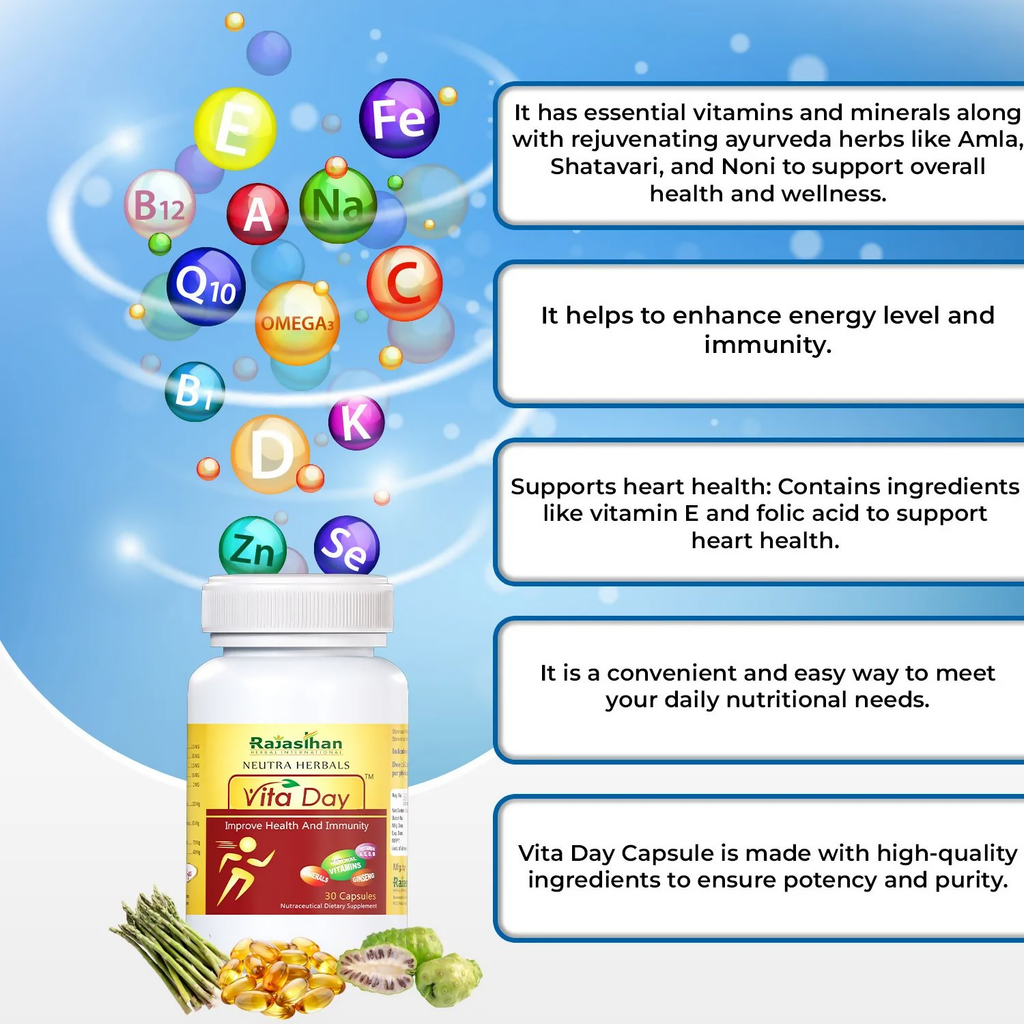 Rajasthan Herbals Neutra Herbals Vita Day Capsules | Grab2Buy