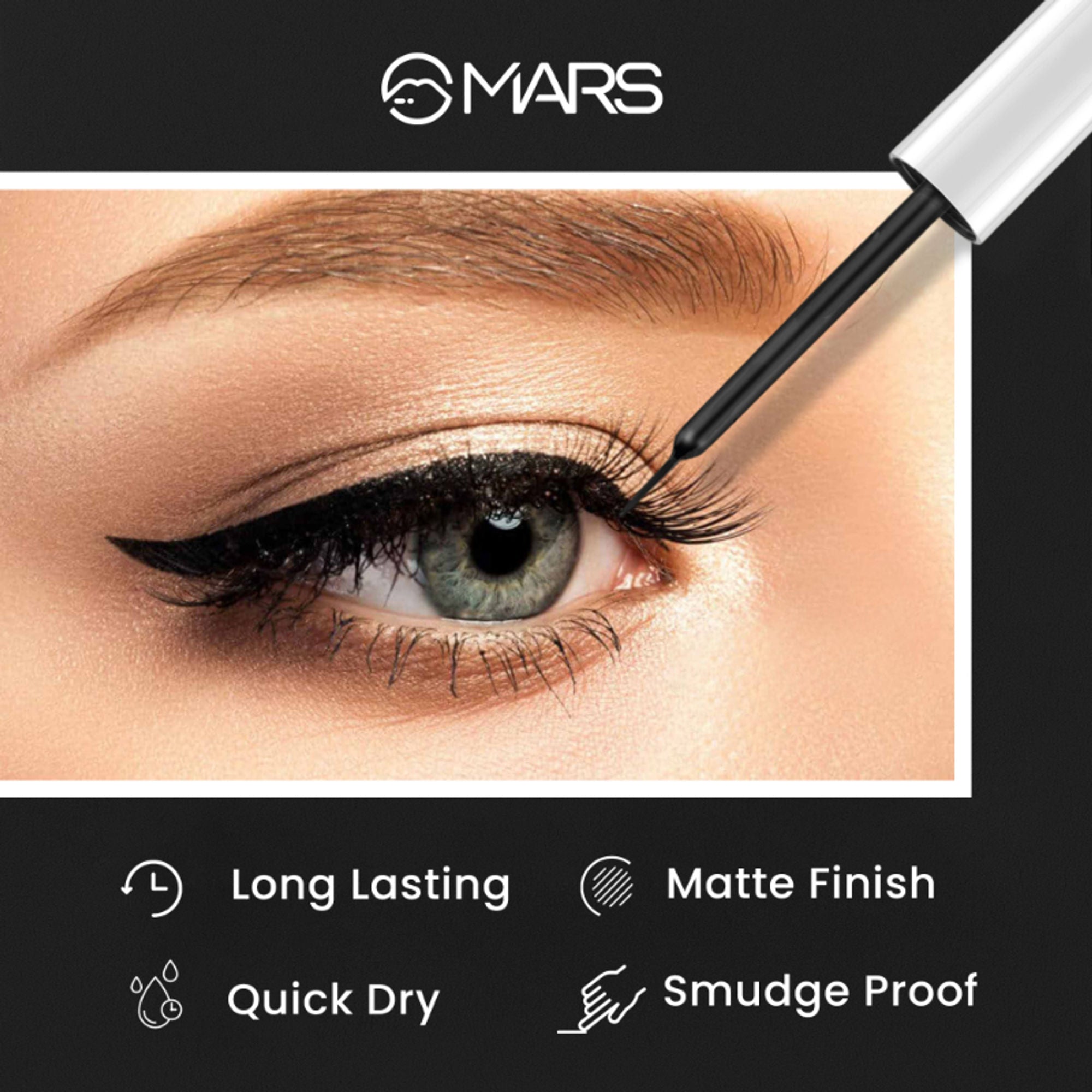 MARS Cosmetics Free Flow Liquid Eyeliner | Grab2Buy