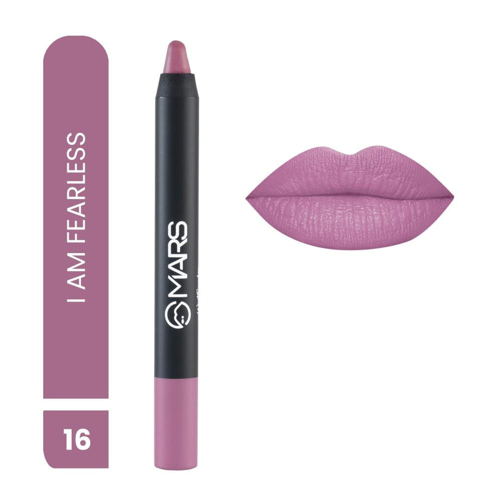 MARS Cosmetics Won't Smudge Won't Budge Lip Crayon - I Am Fearless | Grab2Buy