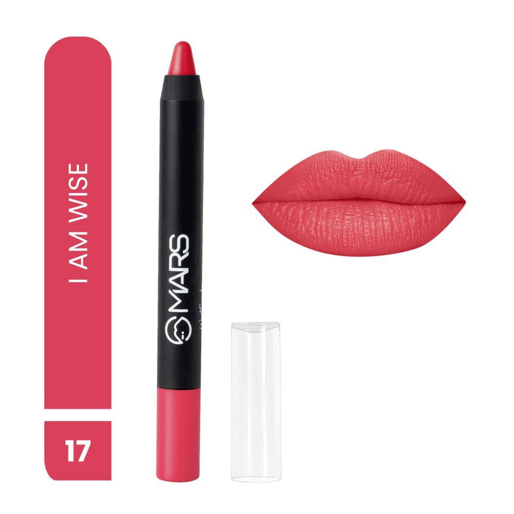 MARS Cosmetics Won't Smudge Won't Budge Lip Crayon - I Am Wise | Grab2Buy
