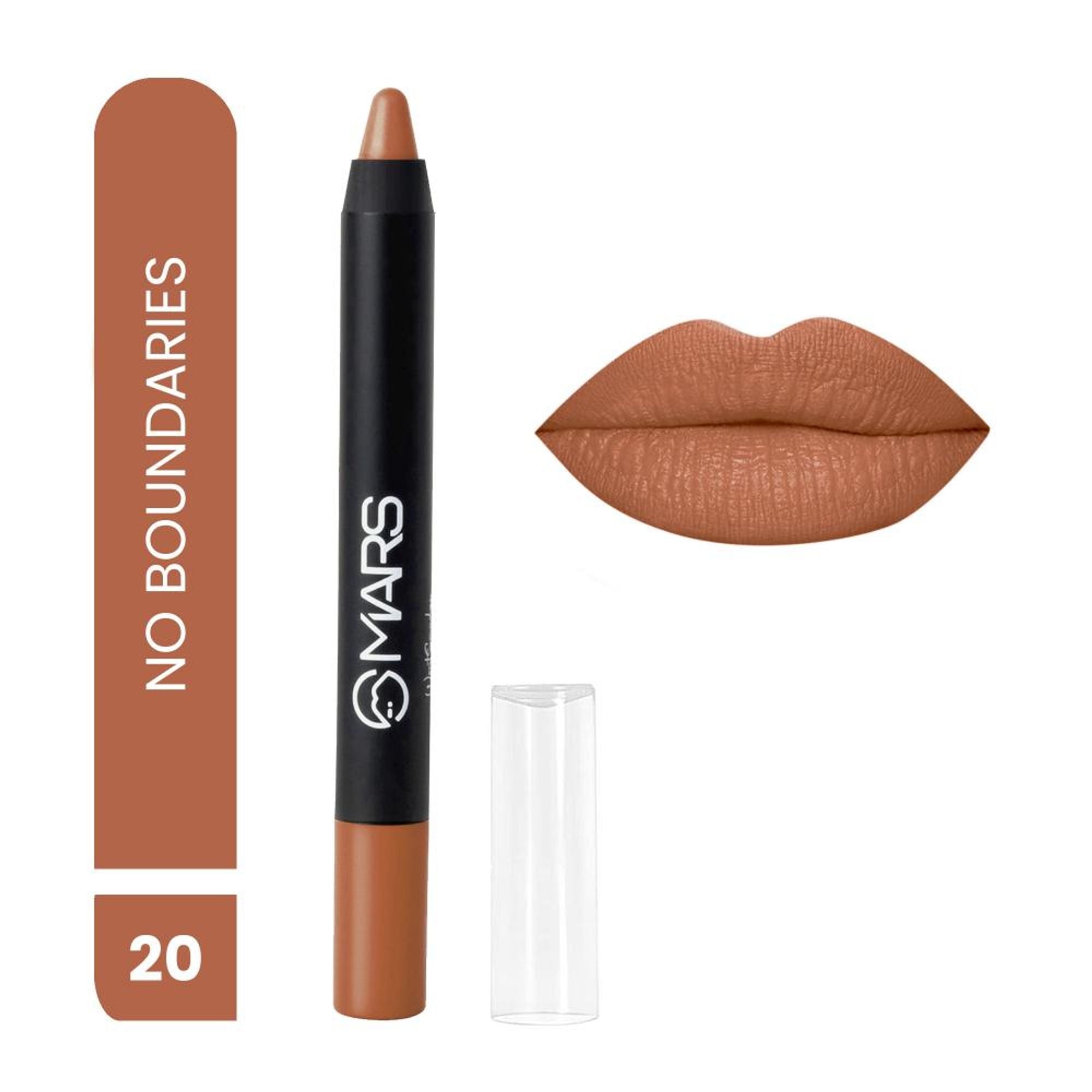 MARS Cosmetics Won't Smudge Won't Budge Lip Crayon - No Boundaries | Grab2Buy