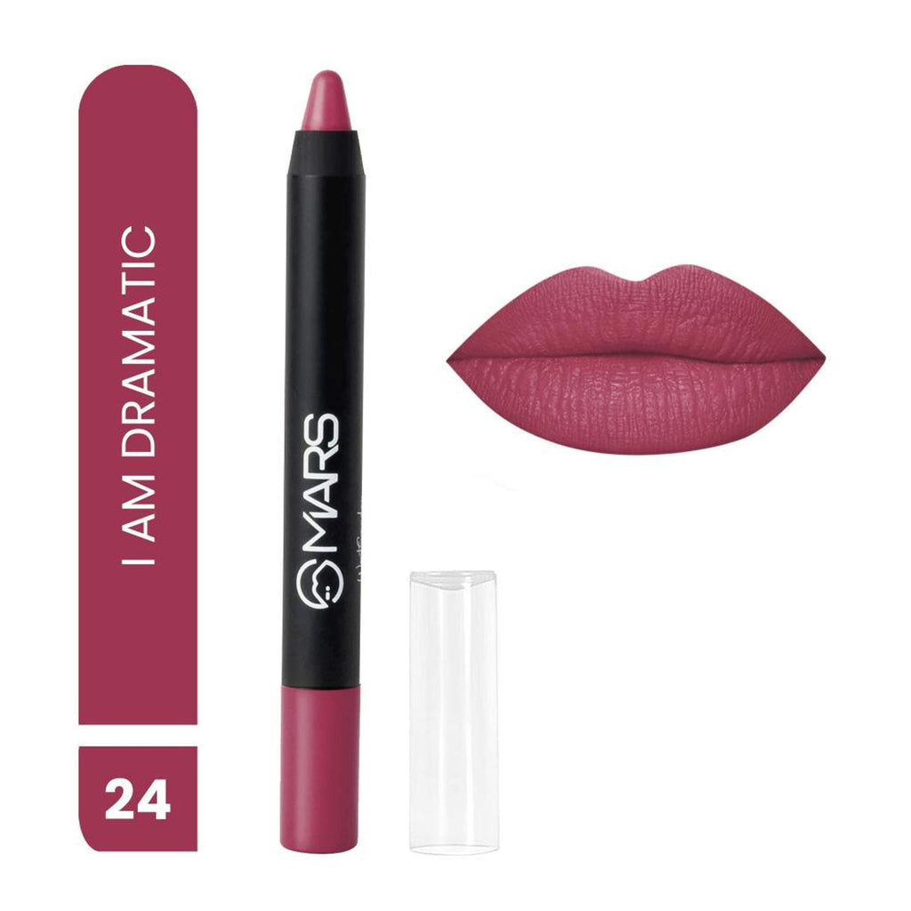 MARS Cosmetics Won't Smudge Won't Budge Lip Crayon - I Am Dramatic | Grab2Buy