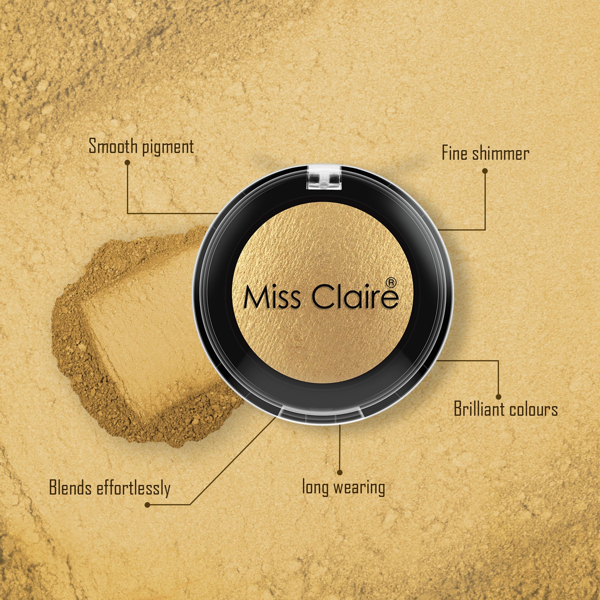 Miss Claire Baked Eyeshadow - 19