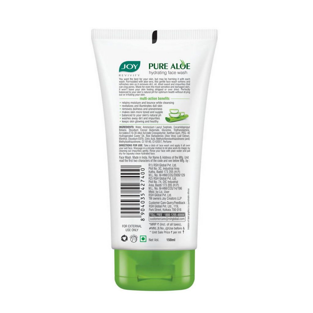 Joy Revivify Hydrating Aloe Vera Face Wash | Grab2Buy