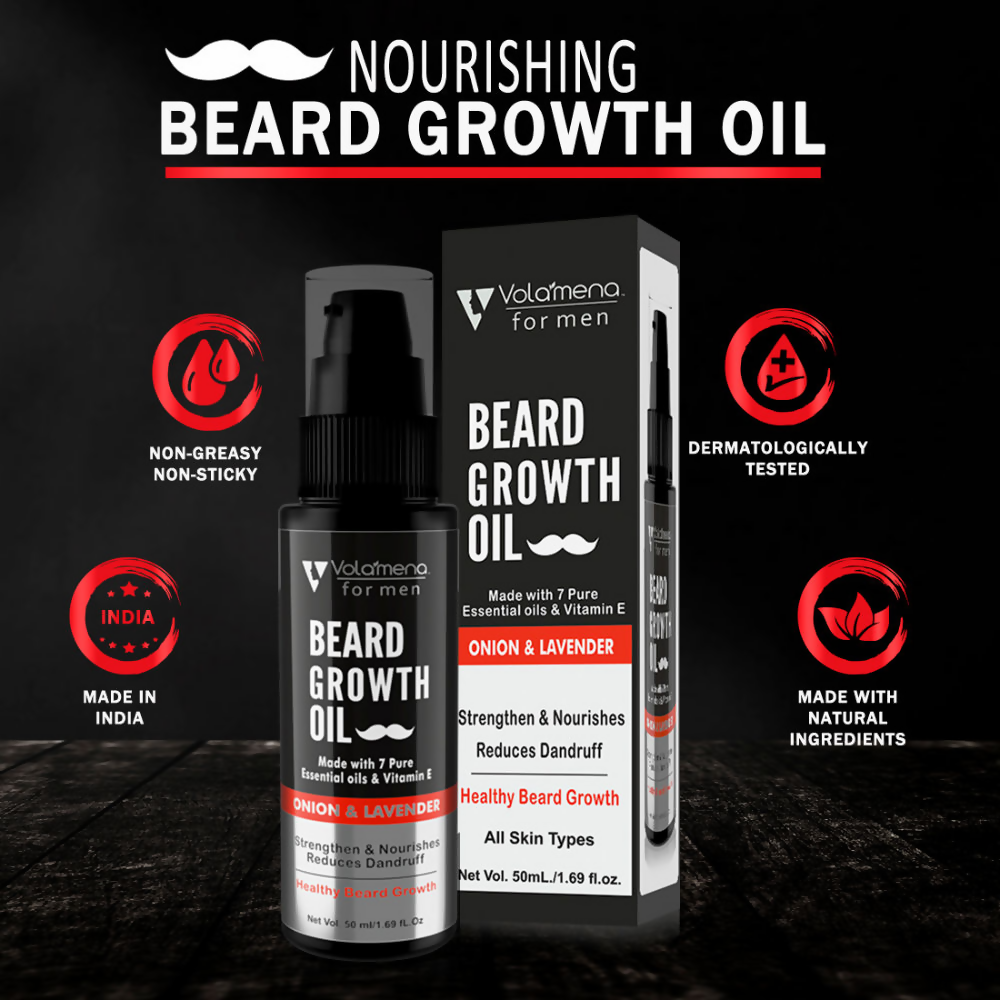 Volamena Onion & Lavender Beard Growth Oil | Grab2Buy