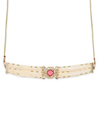 Women's Gold-Polished Necklace - Ruby Raang | Grab2Buy
